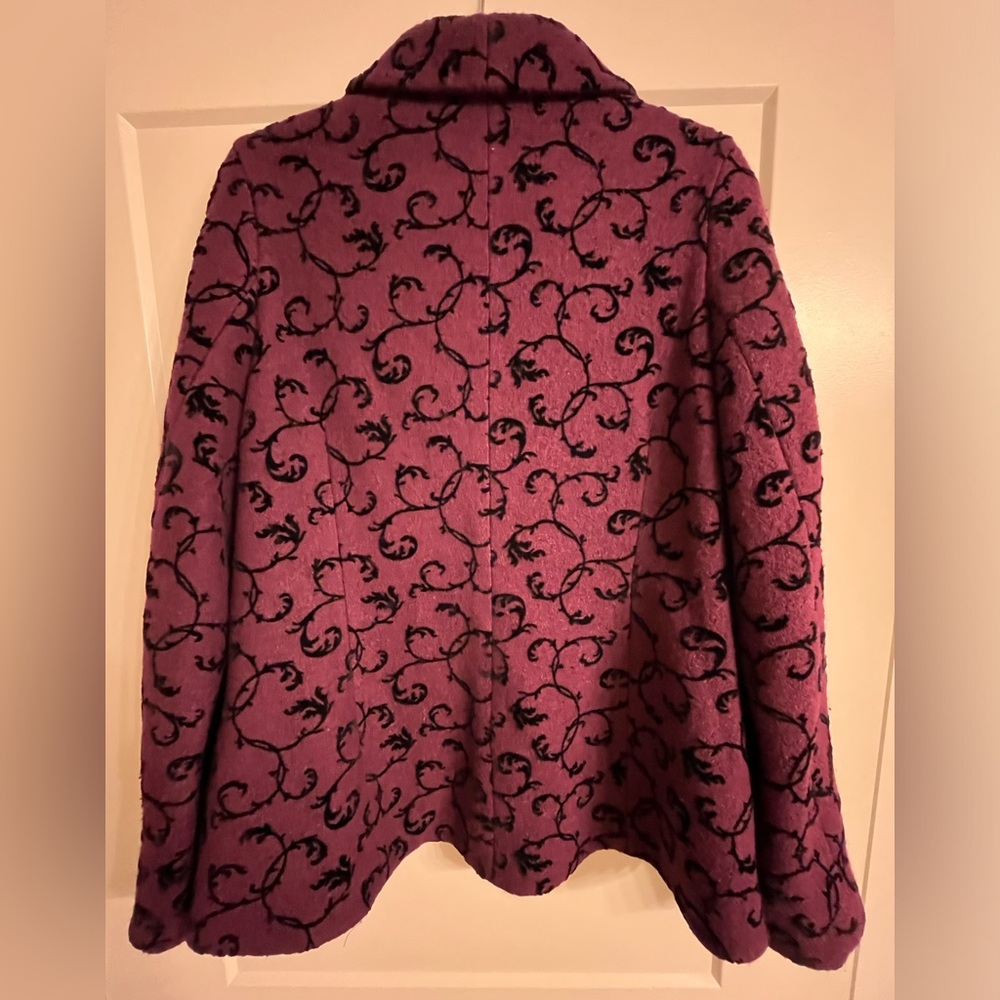 Pendleton XL Purple Wool Blend Blazer - Picture 7 of 8